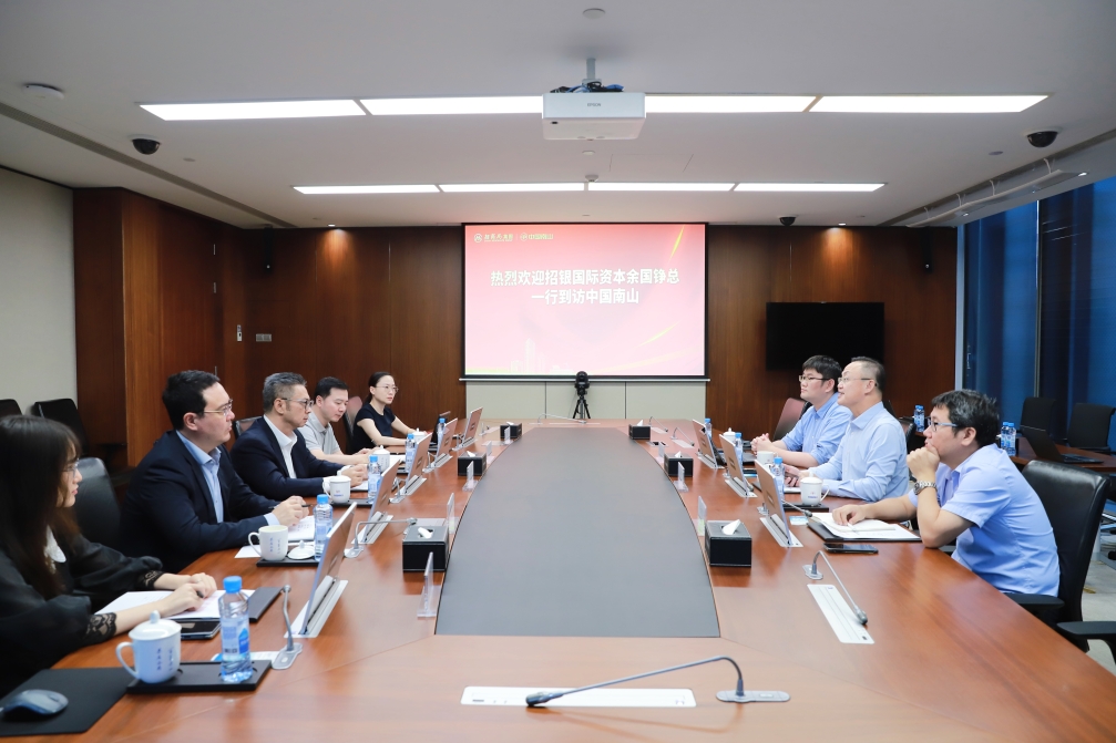 刘晔会见招银国际资本副总经理余国铮